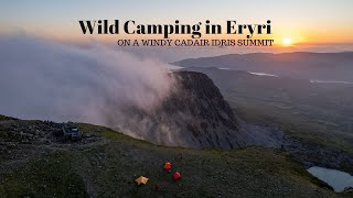 Windy Cadair Idris Summit Wild Camp [upl. by Murphy358]