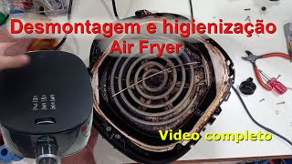 2023 Desmontagem e higienização Air Fryer completo Philips Walita [upl. by Kenna570]