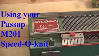 Passap M01 Speed O Knit Part 1 [upl. by Tap838]