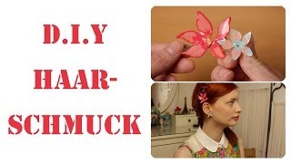 DIY Drahtblumen aus Kleber Draht und Nagellack [upl. by Yelrebmyk]