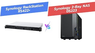 🆚 Synology NAS Comparison RS422 vs DS223 📊 [upl. by Nadda]