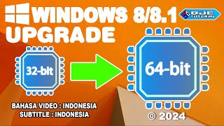 CARA UPGRADE Windows 881 32 bit ke 64 bit Tanpa Kehilangan Data [upl. by Sherris]