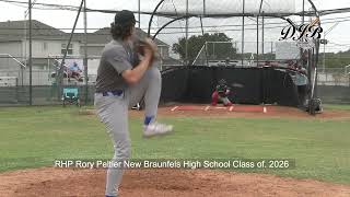 RHP Rory Peltier New Braunfels High School Class of 2026 [upl. by Nivan]