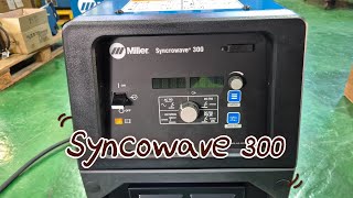 Miller Syncrowave 간단한 사용설명 [upl. by Kcaj]