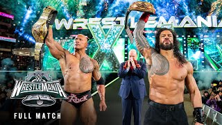 FULL MATCH Roman Reigns amp The Rock vs Cody Rhodes amp Seth Rollins WrestleMania XL Saturday [upl. by Desimone]