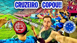 A TORCIDA DO CRUZEIRO FEZ O ESTÁDIO DESABAR NA ARGENTINA Lanús 0 x 1 Cruzeiro [upl. by Leuqer797]