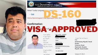 USA 🇺🇸 Visa Approved after 2 refusals from Saudi Arabia B1B2 visa Question and answer [upl. by Esinaj]