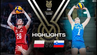 🇵🇱 POL vs 🇸🇮 SLO  Highlights  Womens OQT 2023 [upl. by Adiaz]