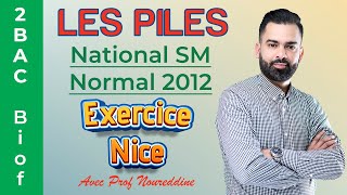 2BAC Biof  Les Piles National SM 2012 Normal Exercice  Correction  avec Pr Noureddine [upl. by Mosier]