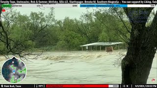 Texas Flash Flooding Event Part 2 9324  Live Storm Chase Archive [upl. by Ycaj]