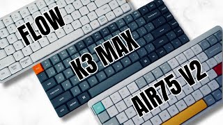 The best lowprofile 75 mechanical keyboards REMATCH [upl. by Einapets]