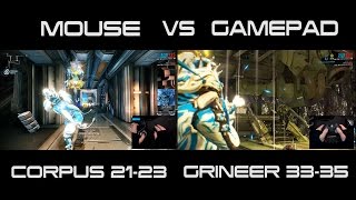 Warframe PC  Mouse vs Gamepad Gameplay [upl. by Brookner461]