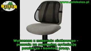 Wygodna podpórka ergonomiczna na krzesło Fellowes 8036501 [upl. by Atiniv]