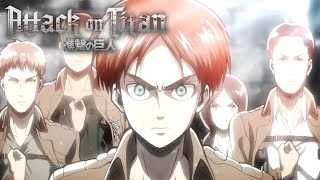 Attack On Titan Ep 8 Scene Jean leads soldiers to HQ HD [upl. by Teodor193]