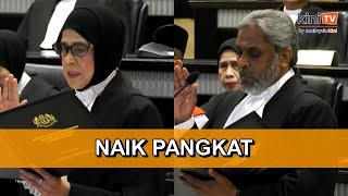 Dua hakim kanan naik pangkat Hakim Mahkamah Persekutuan [upl. by Ococ]