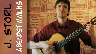 Stimmungsvolle Gitarrenmusik quotAbendstimmungquot mit Konzertgitarre  Gitarre Solo  Fingerstyle [upl. by Fujio]