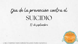 CMM dia de la prevencion contra el suicidio [upl. by Eceerehs261]