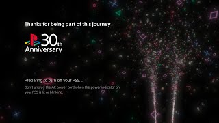 PS5 NEW Startup and Shutdown Screen  30th Anniversary [upl. by Kissner]