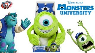 Monsters University Mike Wazowski 25cm Plush Toy Review Spin Master [upl. by Emelun]