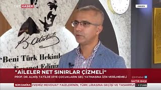 Prof Dr Habip ALMİŞ Sosyal Pediatri Uzmanı TRT HABER [upl. by Vita]