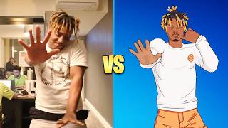 FORTNITE DANCES IN REAL LIFE Juice WRLD  Empty Out Your Pockets TikTok Dances amp Icon Series [upl. by Oriaj]