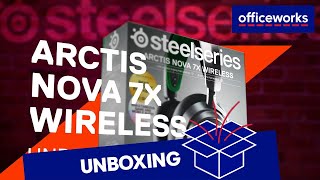 SteelSeries Arctis Nova 7X Wireless Headset Unboxing and Set Up [upl. by Alderson329]