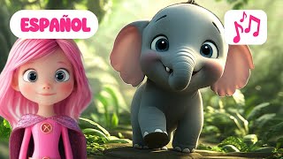 El Elefante Travieso 🐘 Canción Infantil Para Niños  Jugar sin Molestar  Aprende Español [upl. by Jacinda195]