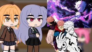 Kimi no koto ga react to itadori vs sukuna é gojo  itadori as rentaro [upl. by Siroved]