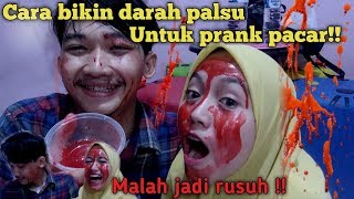 CARA BIKIN D4RAH PALSV  BUAT PRANK PACAR [upl. by Geirk]