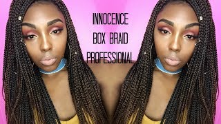 PROTECTIVE STYLE  CROCHET BOX BRAIDS ON WIG CAP [upl. by Isolda805]