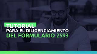 ¿Cómo diligenciar el Formulario 2593 para el pago de anticipo bimestral del RST  DIAN [upl. by Aynatal]