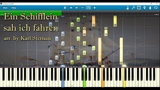 Ein Schifflein sah ich fahren piano arr by Karl Sternau for 4 hands [upl. by Anatole]