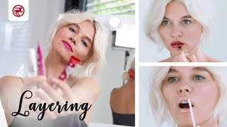 Tutorial  Layering  der Trend für aufregende Lippen [upl. by Nomi]