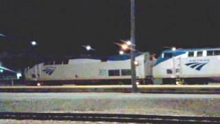 Early Morning Arrival of California Zephyr Into Salt Lake City [upl. by Anoi]