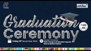 Daystar University 47th Graduation Ceremony [upl. by Adnalor196]