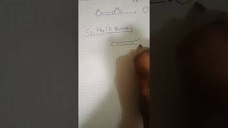 Double Covalent bond Example C2H4 Molecule [upl. by Omsoc]