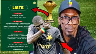 🚨 éliminatoires CAN 2025  la liste des 26 joueur du Sénégal convoqué par Aliou Cissé [upl. by Ytok]