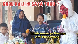 Pocong viral Bertanya cita cita mau jadi apa  di acara ulang tahun di desa Cantigi Indramayu [upl. by Aklam]