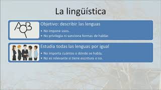 Introducción a la lingüística  parte 12 [upl. by Stephani235]