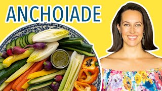 Anchoiade  How to Make French Provencal Anchovy Dip [upl. by Atled328]