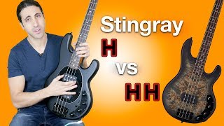 Music Man Stingray H vs HH  Which One Should You Get [upl. by Yrahca]