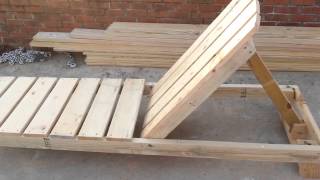 How to build a chaise lounge  pool chair part 1 [upl. by Gemina69]