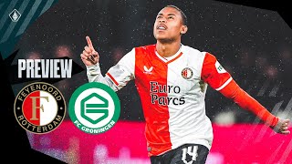 PREVIEW 📊  Feyenoord – FC Groningen  Halve finale TOTO KNVB Beker [upl. by Hatch254]