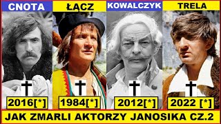 JANOSIK JAK ZMARLI AKTORZY CZĘŚĆ 2 CAŁA OBSADA [upl. by Garratt]