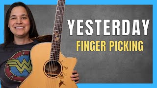 Yesterday Guitar Lesson FINGERSTYLE Version [upl. by Wernsman910]