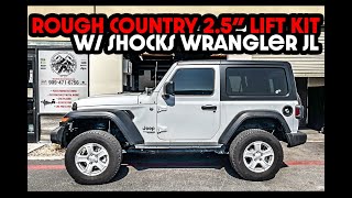 JEEP WRANGLER JL ROUGH COUNTRY 25quot LIFT KIT SUSPENSION HOW TO INSTALL IN DEPTH  IT RIDES AMAZING [upl. by Thissa250]