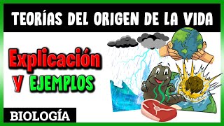 Teorías del ORIGEN de la VIDA  Explicación Simple Clara e Ilustrada [upl. by Elijah]