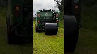 hay baling in rural Ireland farming [upl. by Lipman]