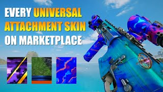 Every Universal ATTACHMENT Skin On R6 MARKETPLACE Y9S1 [upl. by Lachlan]