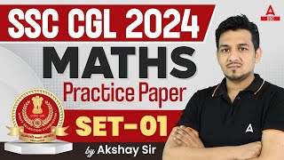 SSC CGL 2024  SSC CGL Maths Classes By Akshay Sir  SSC CGL Math Practice Paper Set 1 [upl. by Aivartal114]